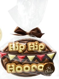 Chocolade tablet "Hip Hip Hooray"