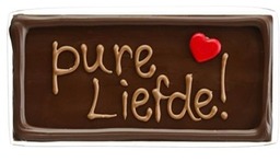 Chocolade tablet "Pure Liefde