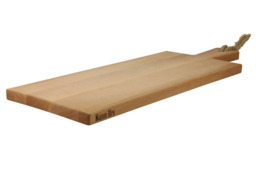 MB Beuken plank 59x20x2 met greep en touw