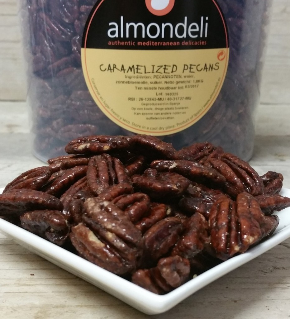 Pecannoten Gecaramelliseerd - De Leckernij Van den Heuvel