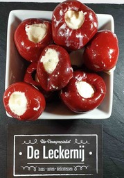 Sweet Peppers gevuld met roomkaas Sweet Peppers gevuld met roomkaas